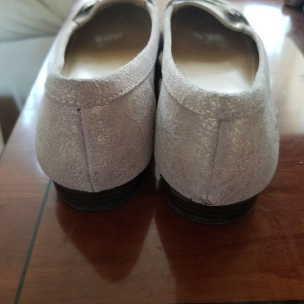 Alex Marie Gold Metallic Leather Flats 7M - Picture 6 of 6